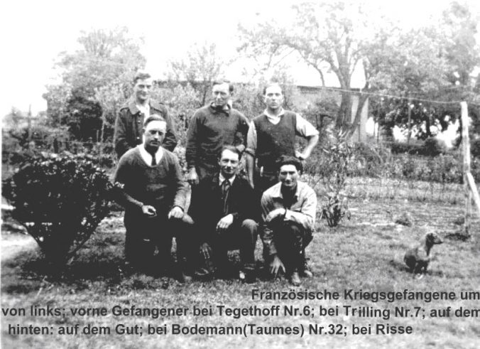 Französische Kriegsgefangene um 1940