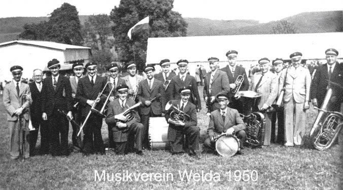 Musikverein Welda 1950