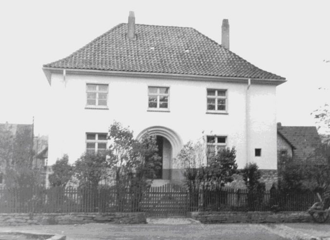 Welda Pfarrhaus 1927 / 28