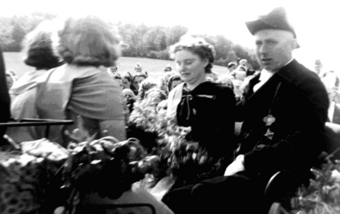 1950 das neue Königspaar Fritz & Maria Stolzenberg