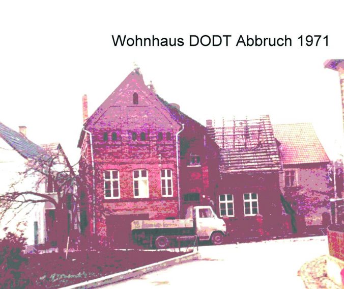 Wohnhaus DODT Abbruch 1971