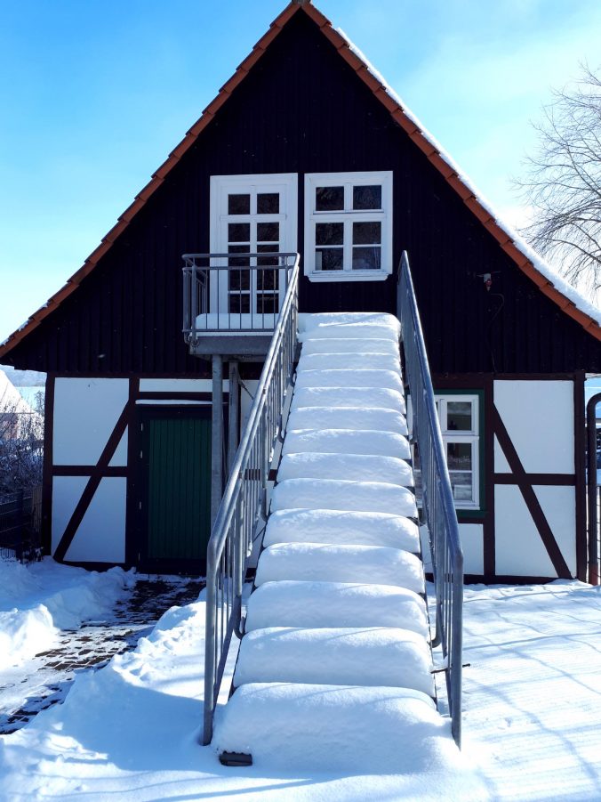 Welda alte Mühle im Winter