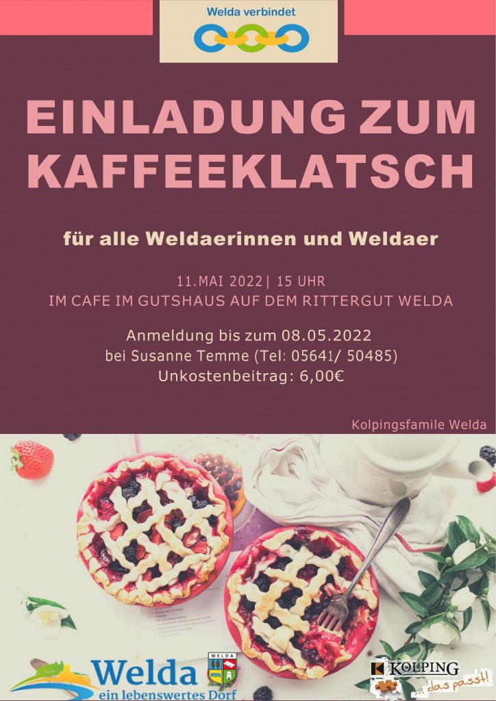 Einladung zum Kaffeeklatsch