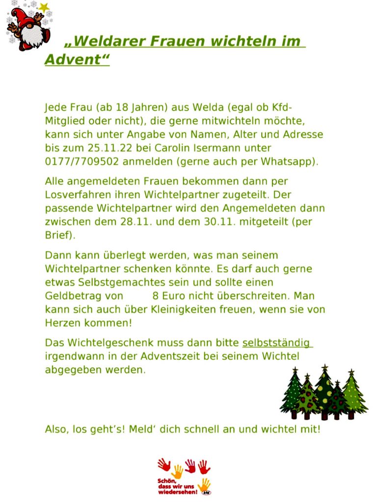 KFD Wichteln 2022
